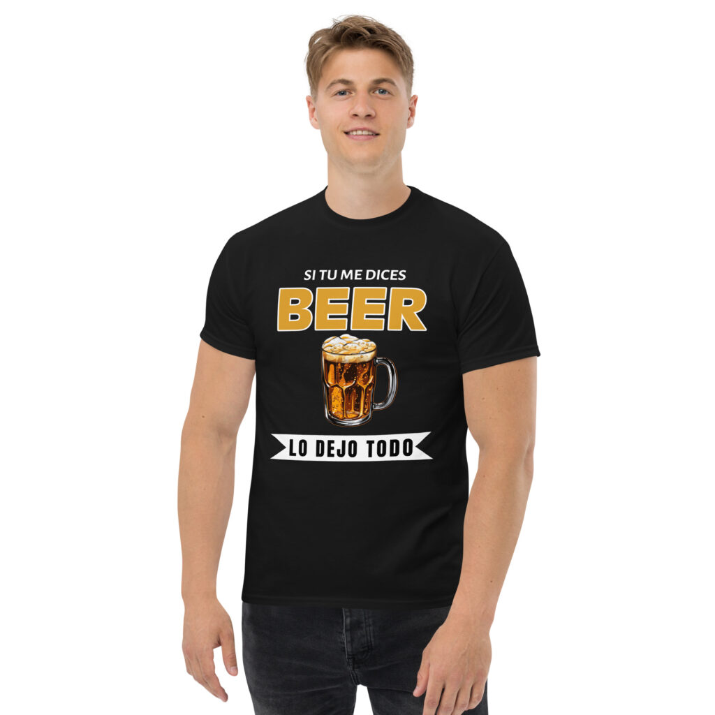 Camiseta cerveza hombre